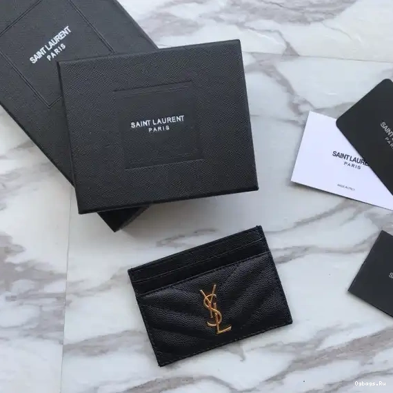 YSL MATELASSÉ CASSANDRE CASE CARD 0529